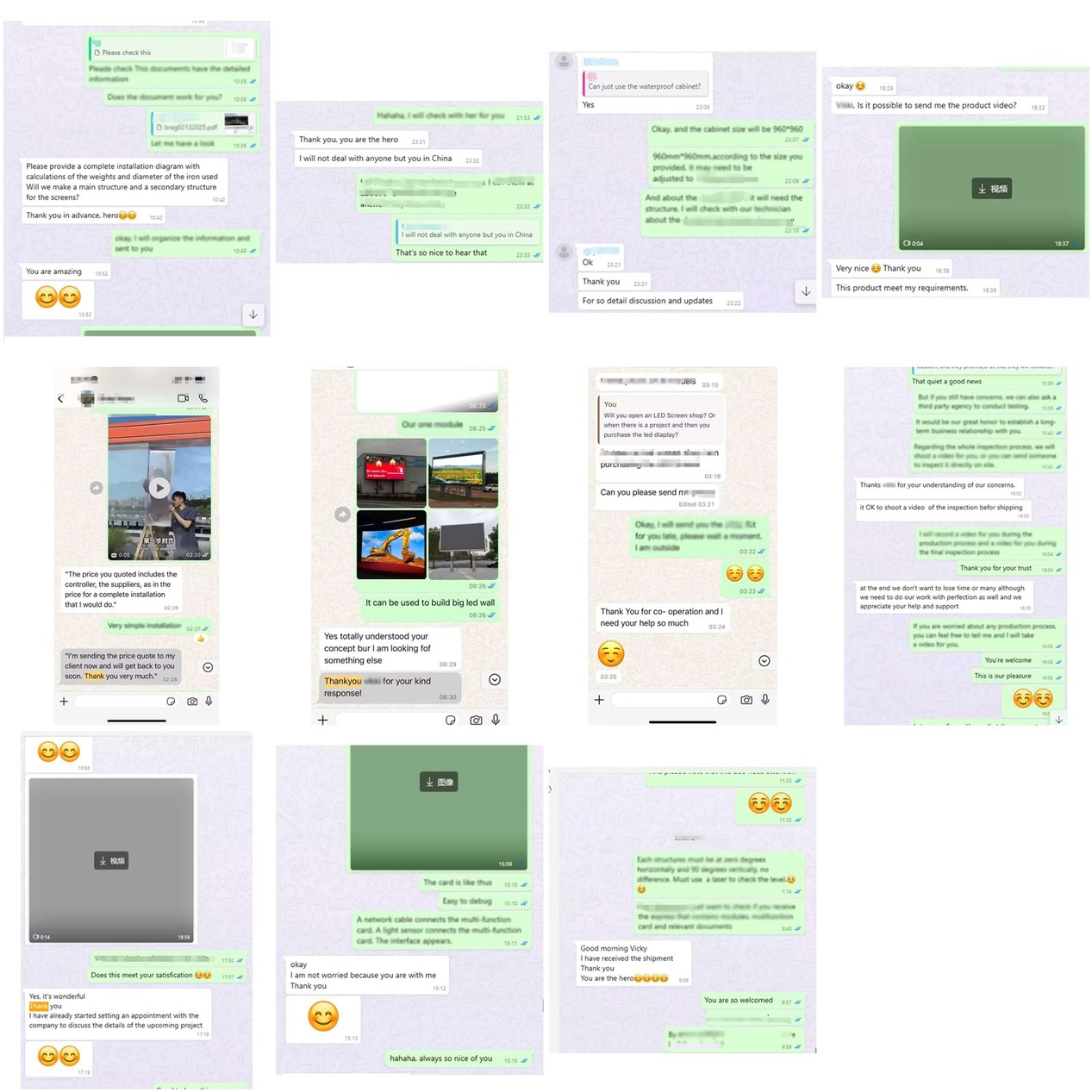 customer service of Common Cathode Outdoor Aluminium LED Display customer service of Common Cathode Outdoor Aluminium LED Display